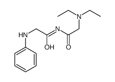 2-anilino-N-[2-(diethylamino)acetyl]acetamide Structure