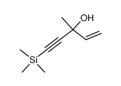 3-methyl-5-(trimethylsilyl)pent-1-en-4-yn-3-ol Structure