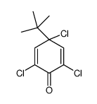 4-tert-butyl-2,4,6-trichlorocyclohexa-2,5-dien-1-one Structure