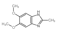 5,6-二甲氧基-2-甲基苯并咪唑结构式