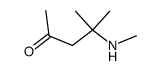 2-Pentanone, 4-methyl-4-(methylamino)- (9CI) Structure