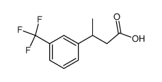 β-(m-Trifluormethylphenyl)buttersaeure结构式