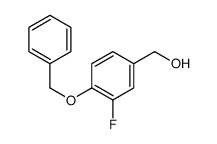(4-(苄氧基)-3-氟苯基)甲醇结构式