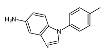 1-(4-methylphenyl)benzimidazol-5-amine结构式