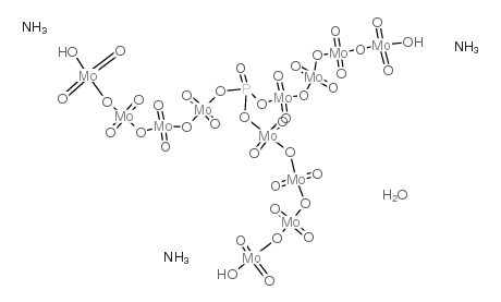 磷钼酸铵,水合物结构式