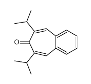 6,8-di(propan-2-yl)benzo[7]annulen-7-one结构式
