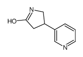 4-(吡啶-3-基)吡咯烷-2-酮结构式
