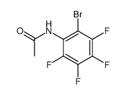 2-Brom-3,4,5,6-tetrafluor-acet-anilid Structure