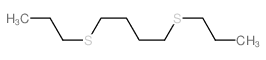 1,4-bis(propylsulfanyl)butane Structure