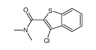3-chloro-N,N-dimethyl-1-benzothiophene-2-carboxamide Structure