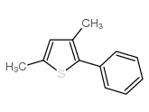 2,4-二甲基-5-苯基噻吩结构式