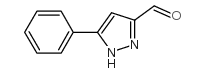 5-苯基-1H-吡唑-3-甲醛结构式
