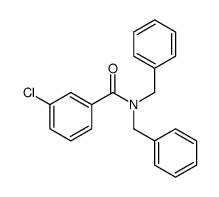 N,N-dibenzyl-3-chlorobenzamide Structure