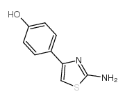 4-(2-氨基-4-噻唑基)苯酚结构式