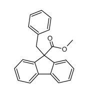 9-benzyl-fluorene-9-carboxylic acid methyl ester结构式
