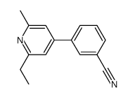 Benzonitrile, 3-(2-ethyl-6-methyl-4-pyridinyl)- (9CI) Structure