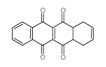 6a,7,10,10a-tetrahydrotetracene-5,6,11,12-tetrone结构式