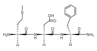 methionyl-aspartyl-phenylalaninamide结构式