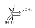 2-Methyl-2,5-diazabicyclo[2.2.1]heptane Structure