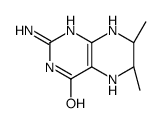 (6S,7R)-2-amino-6,7-dimethyl-5,6,7,8-tetrahydro-1H-pteridin-4-one Structure