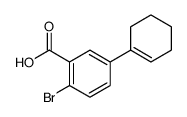 2-bromo-5-(cyclohexen-1-yl)benzoic acid Structure