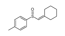 1-(cyclohexylidenemethylsulfinyl)-4-methylbenzene Structure
