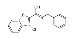 N-benzyl-3-chlorobenzo[b]thiophene-2-carboxamide Structure