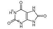 尿酸-1,3-15N2结构式
