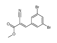 methyl 2-cyano-3-(3,5-dibromophenyl)prop-2-enoate Structure
