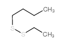 butyl ethyl disulphide Structure
