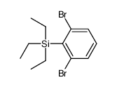 (2,6-dibromophenyl)-triethylsilane Structure
