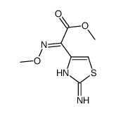 methyl (Z)-2-amino-alpha-(methoxyimino)thiazol-4-acetate结构式