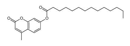 (4-methyl-2-oxochromen-7-yl) tetradecanoate Structure