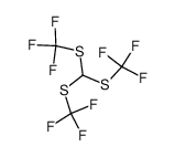 tris(trifluoromethylthio)methane Structure