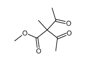 2-acetyl-2-methyl-3-oxo-butyric acid methyl ester Structure