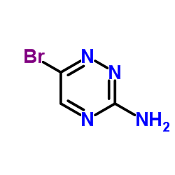 6-Bromo-1,2,4-triazin-3-amine structure
