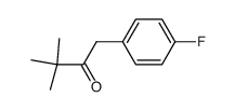 1-(4-fluorophenyl)-3,3-dimethylbutan-2-one Structure