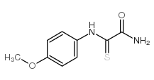 2-(4-METHOXYPHENYLAMINO)-2-THIOXOACETAMIDE Structure