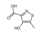3-Isothiazolecarboxylic acid, 4-hydroxy-5-methyl- (9CI) picture