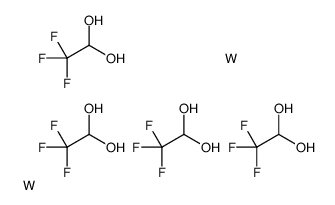 2,2,2-trifluoroethane-1,1-diol,tungsten Structure
