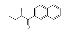 2-methyl-1-naphtalen-2-yl-butan-1-one Structure