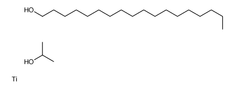 octadecan-1-ol,propan-2-ol,titanium Structure