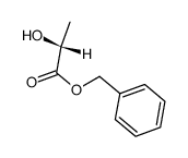 (R)-2-Phenylmethyl hydroxypropanoate结构式