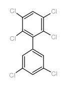 2,3,3',5,5',6-Hexachlorobiphenyl Structure