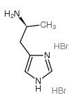 (+)-α-甲基组胺二氢溴化物结构式