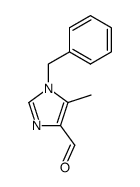 5-methyl-1-(phenylmethyl)-1H-imidazole-4-carboxaldehyde Structure