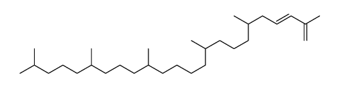2,6,10,15,19,23-hexamethyltetracosa-1,3-diene Structure