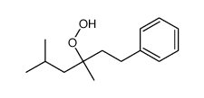(3-hydroperoxy-3,5-dimethylhexyl)benzene结构式