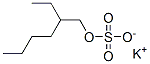 Sulfuric acid, mono(2-ethylhexyl) ester, potassium salt Structure