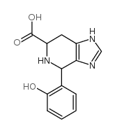 4-(2-羟基苯基)-4,5,6,7-四氢-1H-咪唑并[4,5-c]吡啶-6-羧酸结构式